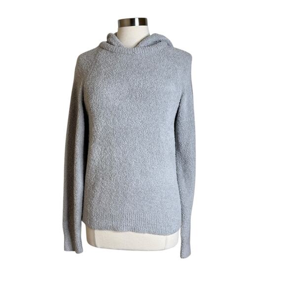 Softies Solid Grey Marshmallow Pullover Hoodie Sweater Women's Size Small - Picture 1 of 7